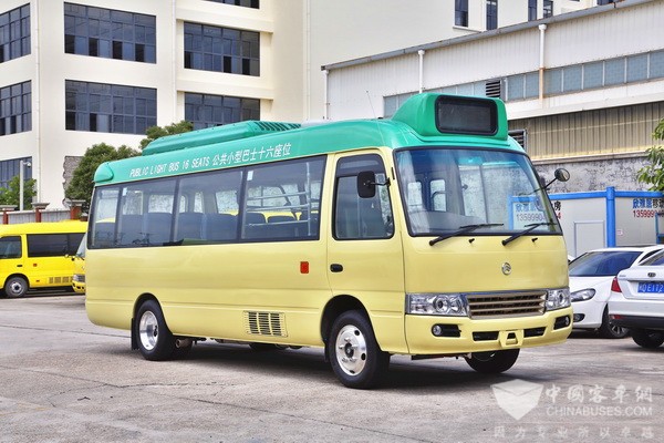 香港首条国产巴士线路 首批金旅欧六标准小巴上路_客车导购